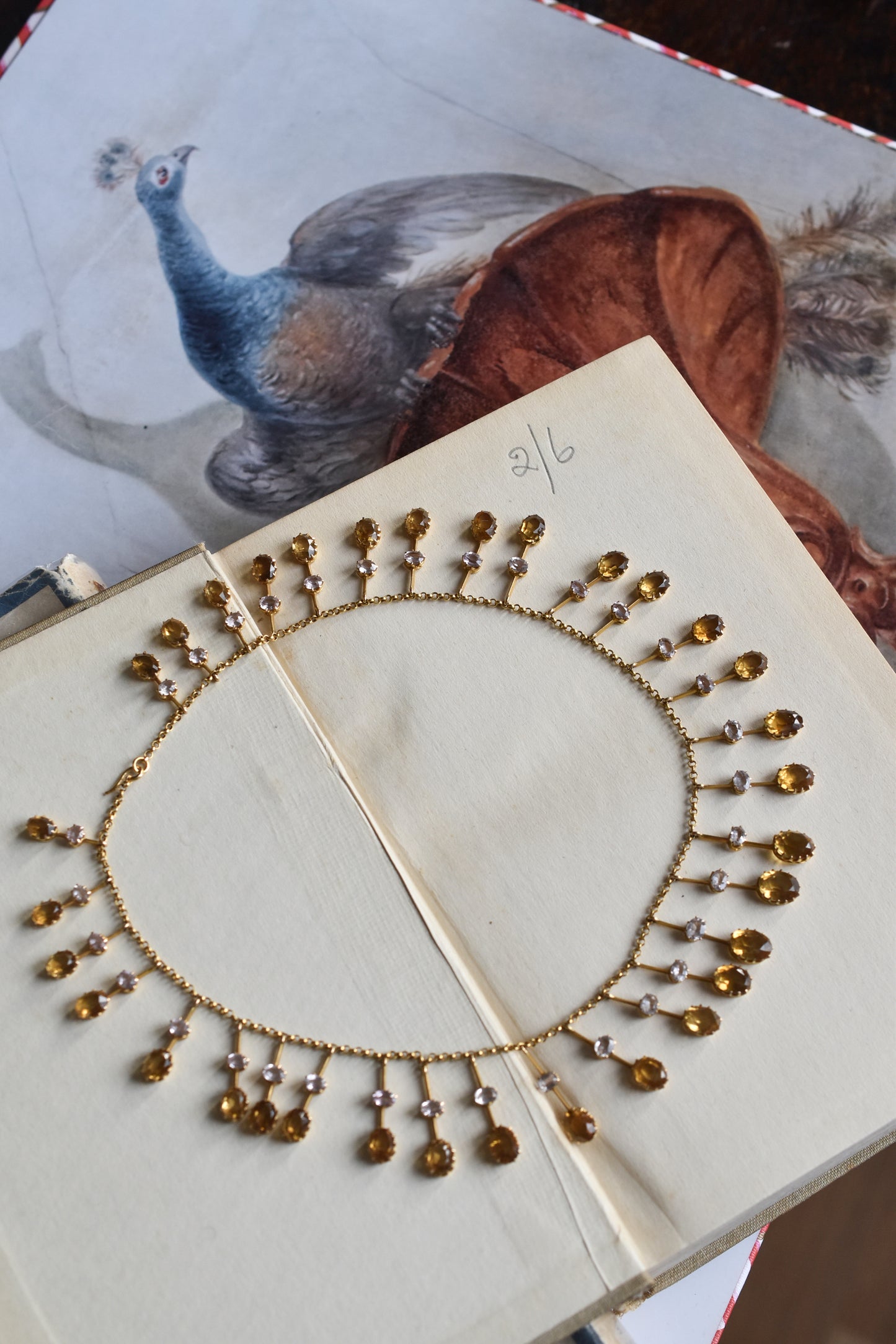 Antique Victoria Gem-set Fringe Necklace