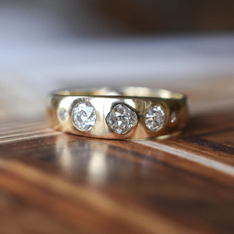 Gypsy hot sale engagement rings